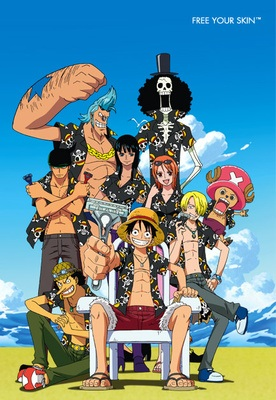 Nonton Schick x One Piece Sub Indo