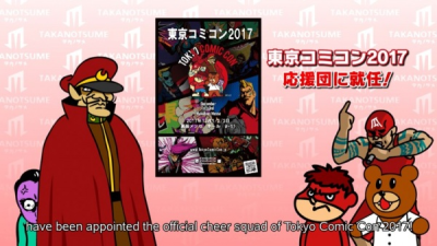Nonton Taka no Tsume: Tokyo Comic Con 2017 no Ouendan ni Shuunin Kettei! Sub Indo