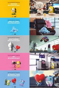 Incheon Airport x BT21: Eight Delights of Transfer