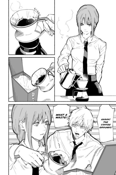 Baca Chainsaw Man - Coffee with Makima-san (Doujinshi) Bahasa Indonesia