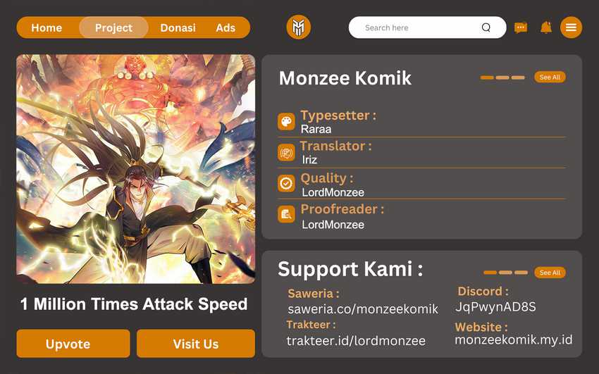 1 Million Times Attack Speed Chapter 41 - halaman 1