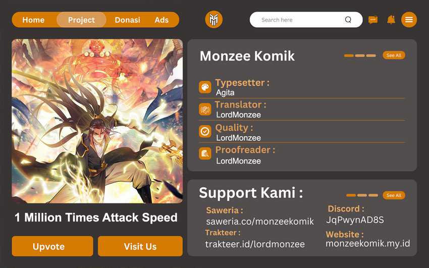 1 Million Times Attack Speed Chapter 46 - halaman 1