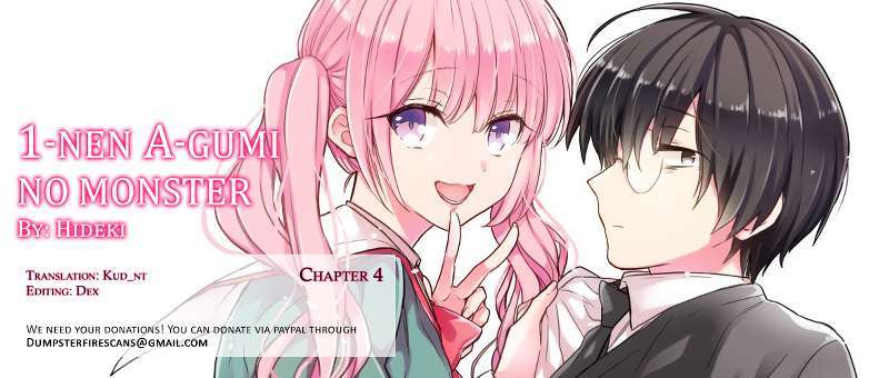 1-nen A-gumi no Monster Chapter 4 - halaman 35
