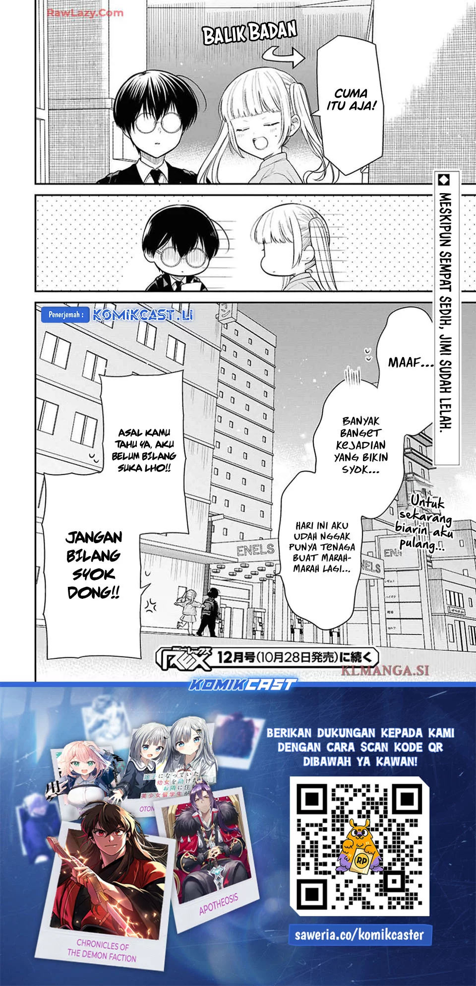 1-nen A-gumi no Monster Chapter 76 - halaman 28