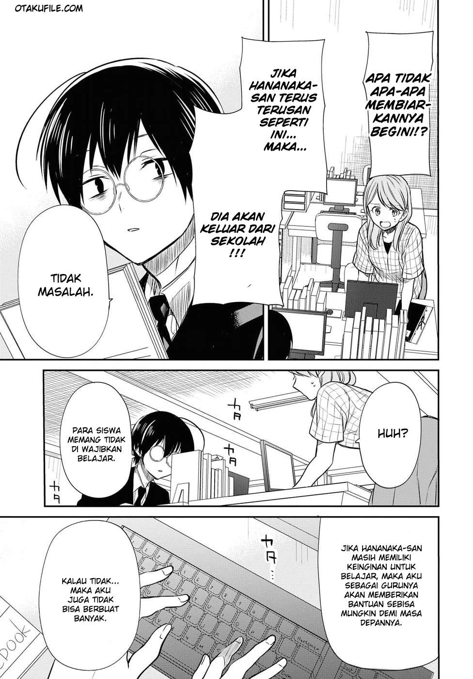 1-nen A-gumi no Monster Chapter 8 - halaman 25