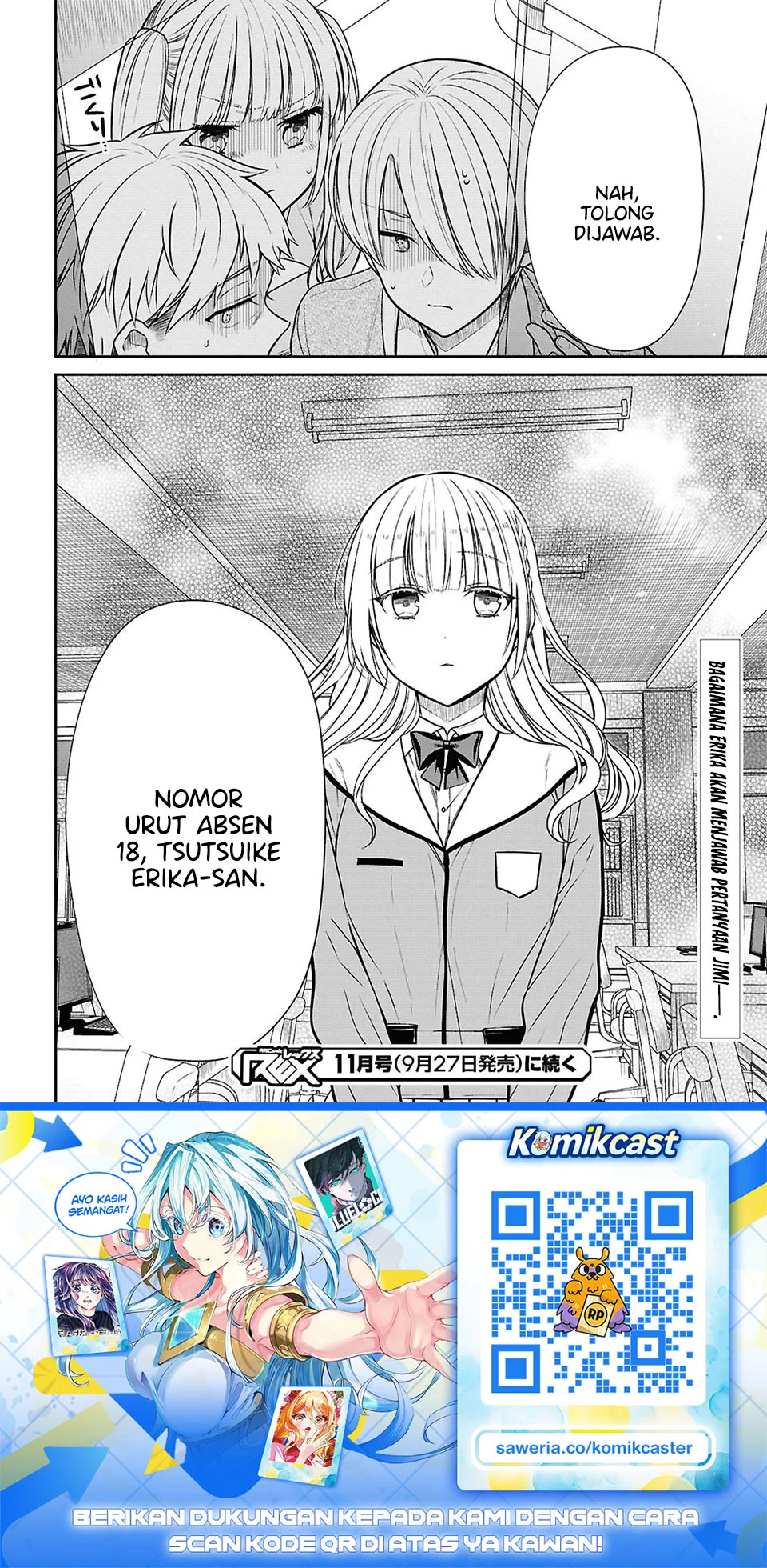 1-nen A-gumi no Monster Chapter 87 - halaman 23