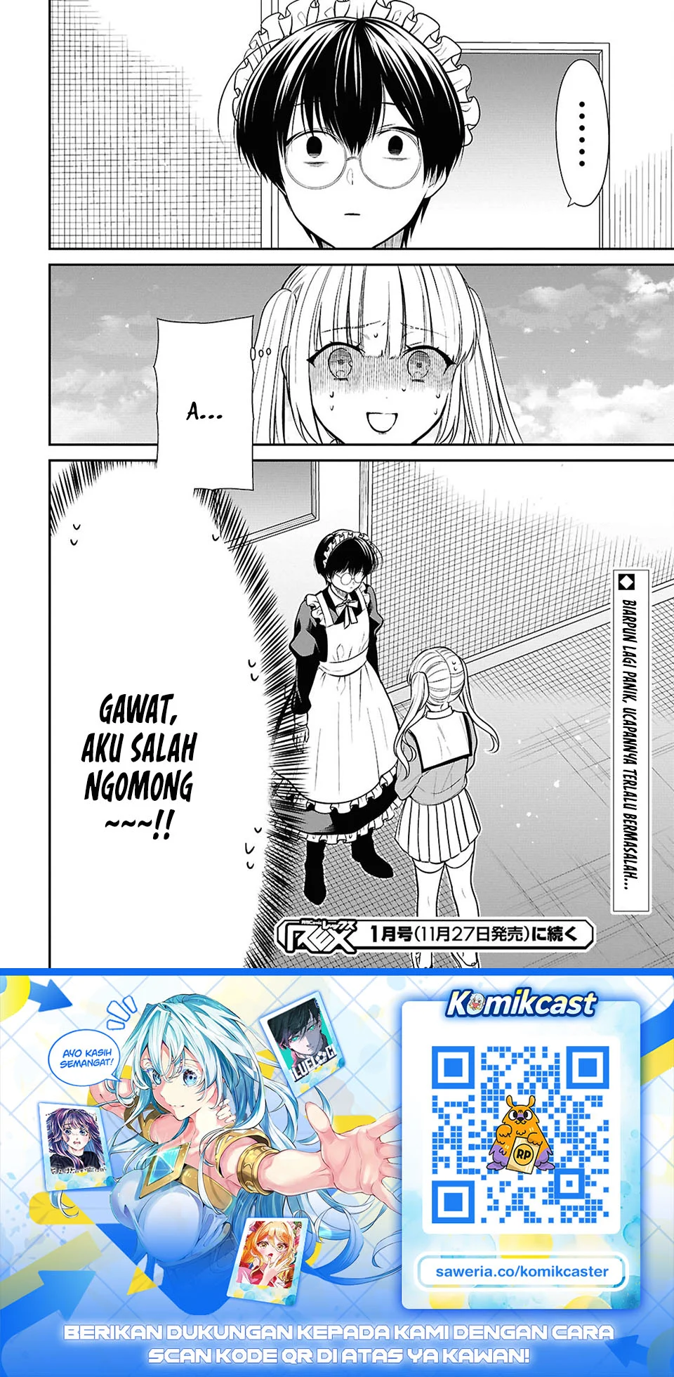 1-nen A-gumi no Monster Chapter 89 - halaman 19