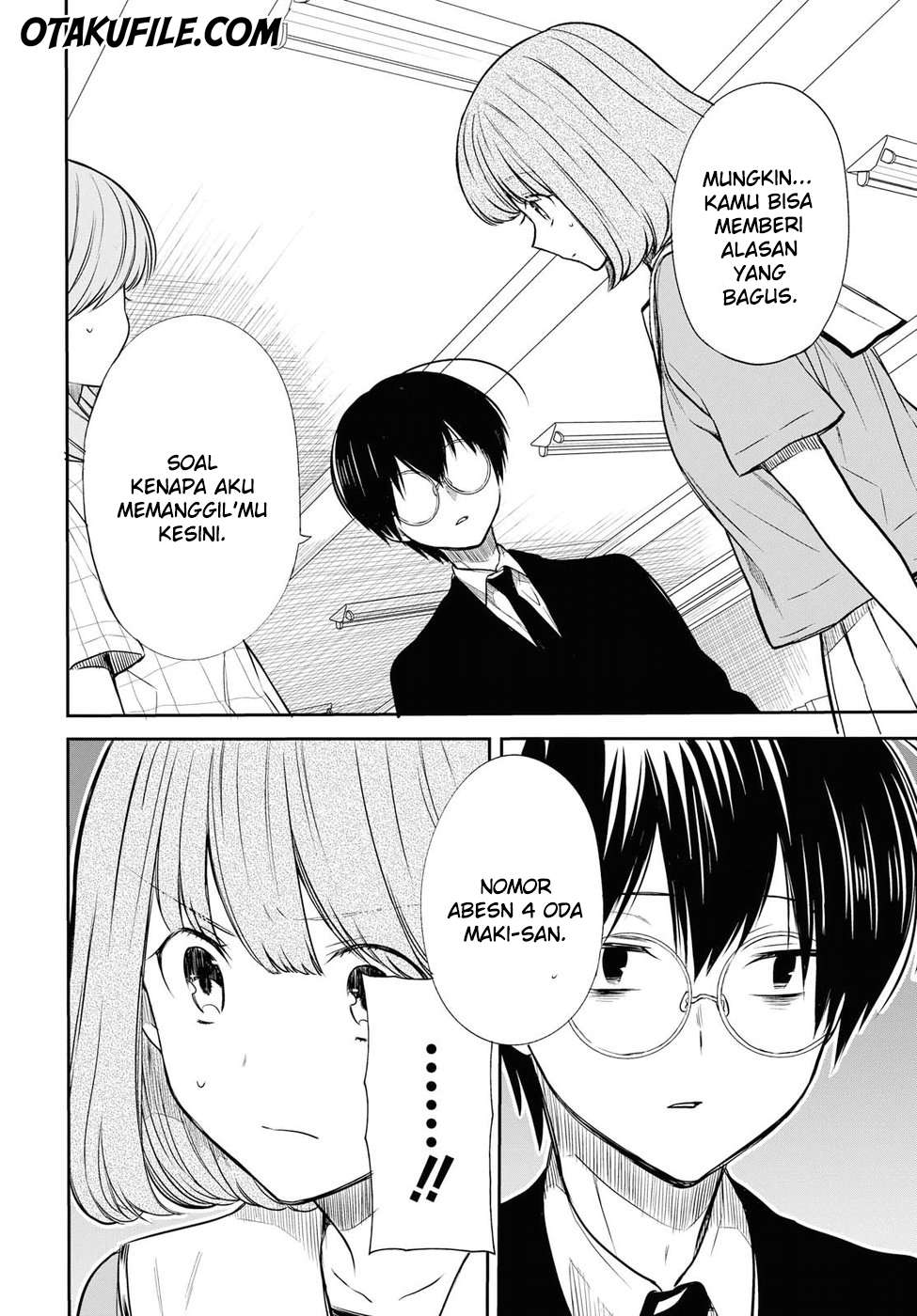 1-nen A-gumi no Monster Chapter 9 - halaman 4