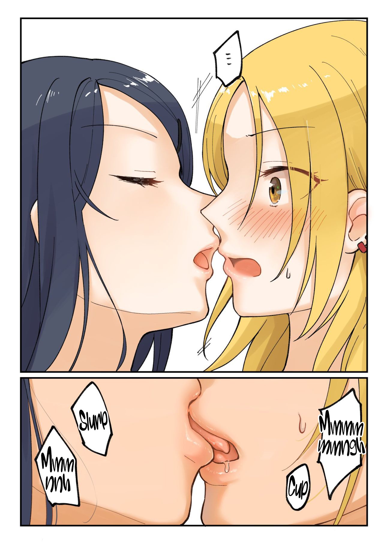 1 RT de Nakawarui Nonke Joshi-tachi ga 1-byou Kiss suru Chapter 4 - halaman 2