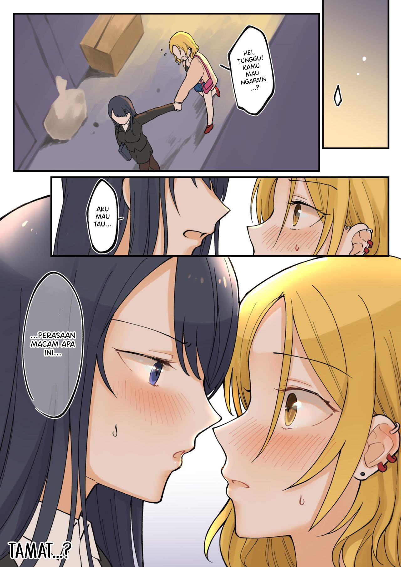 1 RT de Nakawarui Nonke Joshi-tachi ga 1-byou Kiss suru Chapter 9 - halaman 2