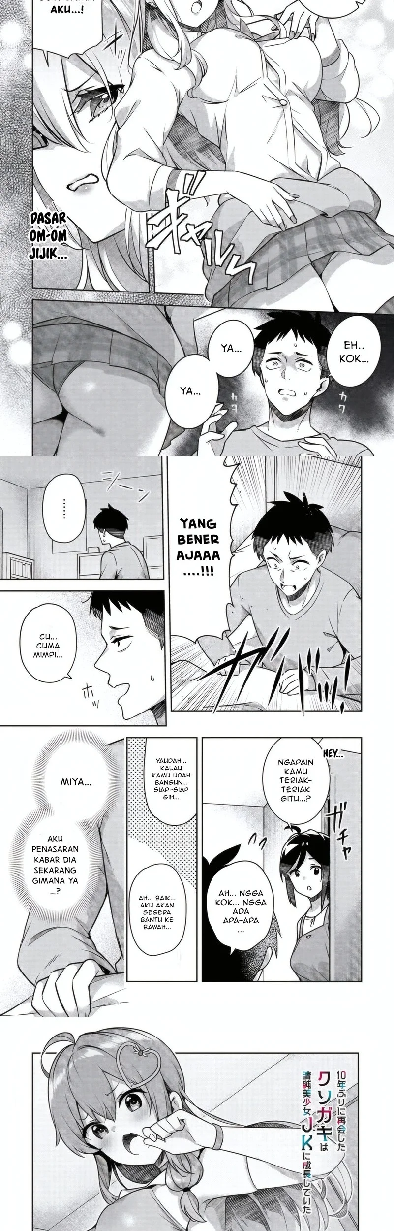 10-nenburi ni Saikai shita Kusogaki wa Seijun Bishoujo JK ni Seichou shiteita Chapter 13.1 - halaman 2