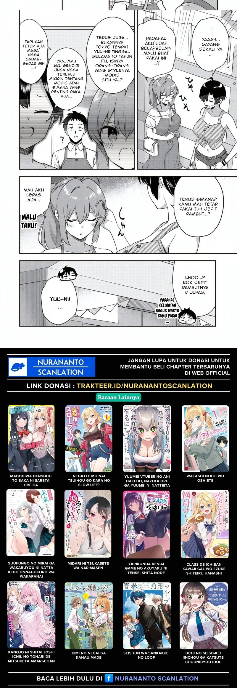 10-nenburi ni Saikai shita Kusogaki wa Seijun Bishoujo JK ni Seichou shiteita Chapter 13.1 - halaman 6