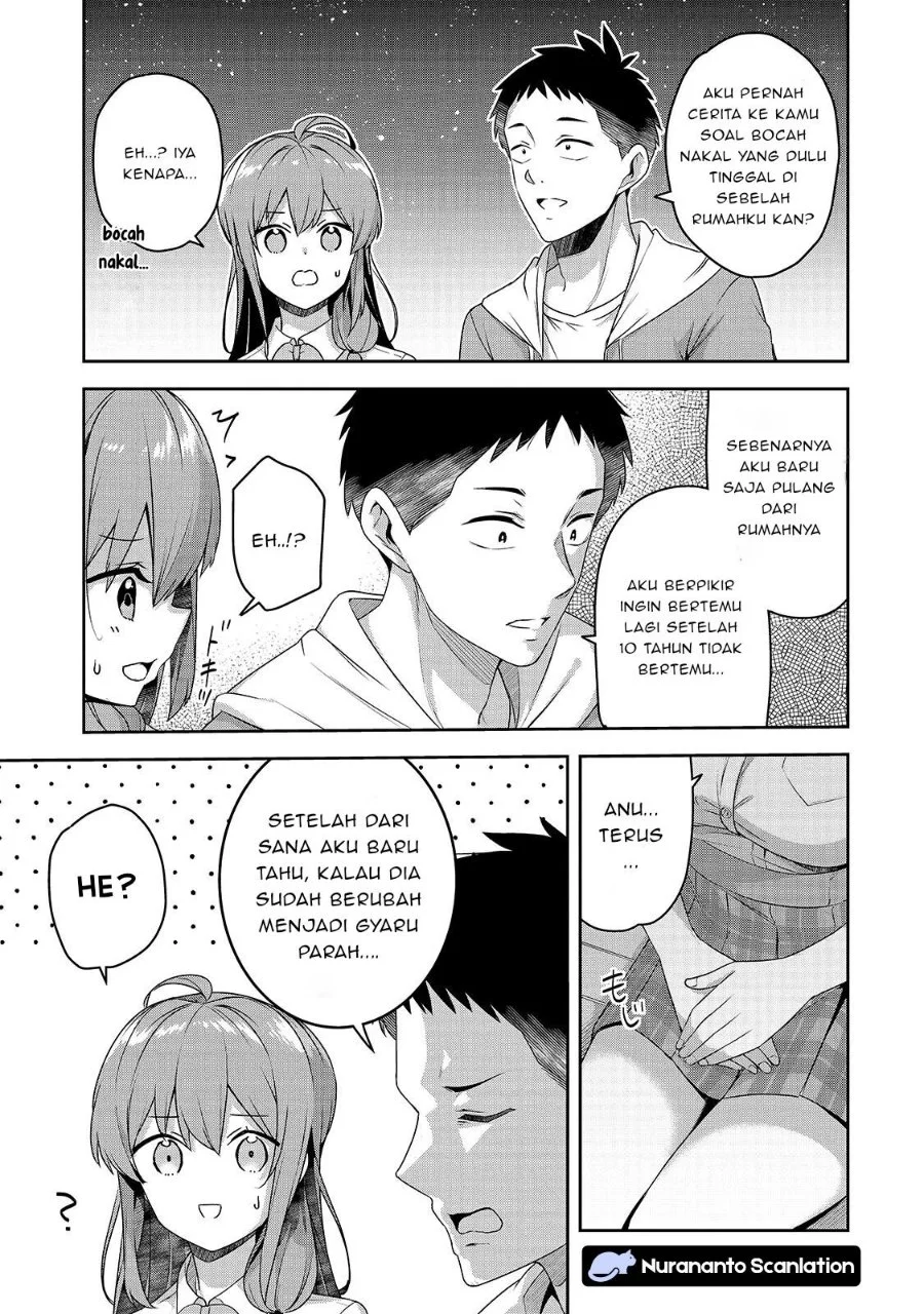 10-nenburi ni Saikai shita Kusogaki wa Seijun Bishoujo JK ni Seichou shiteita Chapter 18.1 - halaman 3