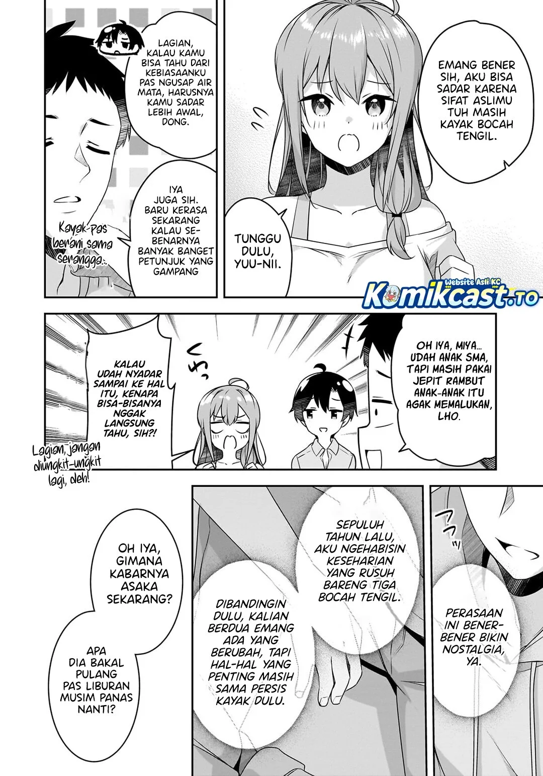 10-nenburi ni Saikai shita Kusogaki wa Seijun Bishoujo JK ni Seichou shiteita Chapter 18.2 - halaman 10