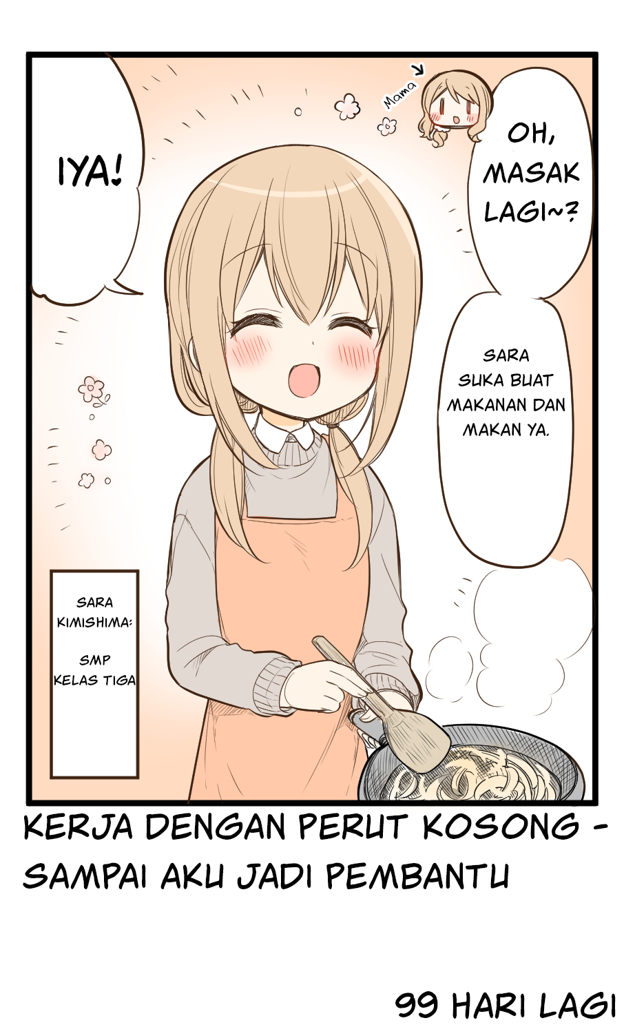 100 Days Until I Collapse from Hunger and Become a Maid Chapter 1 - halaman 1