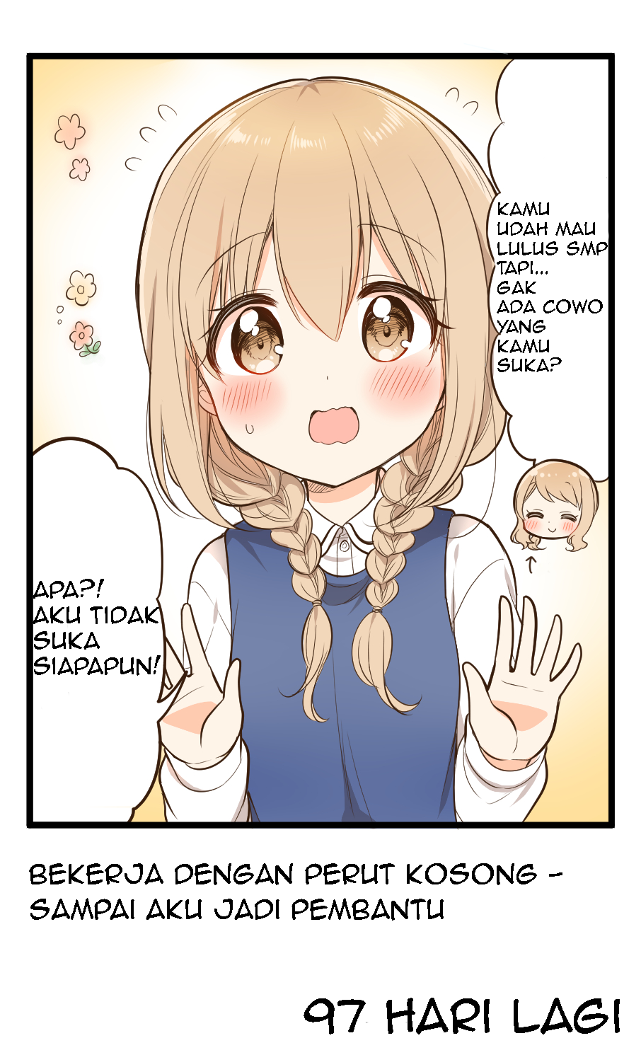 100 Days Until I Collapse from Hunger and Become a Maid Chapter 3 - halaman 1