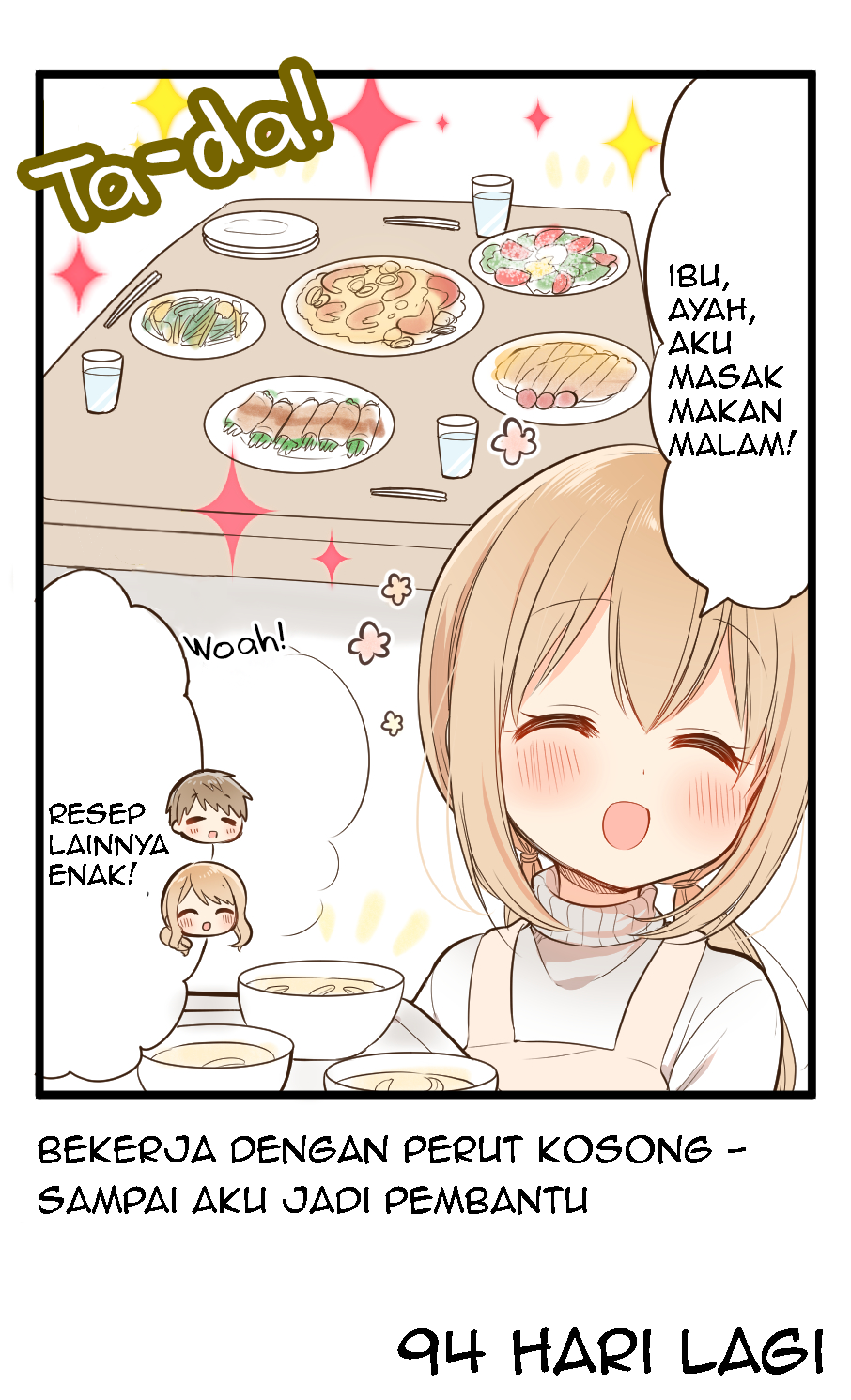 100 Days Until I Collapse from Hunger and Become a Maid Chapter 6 - halaman 1