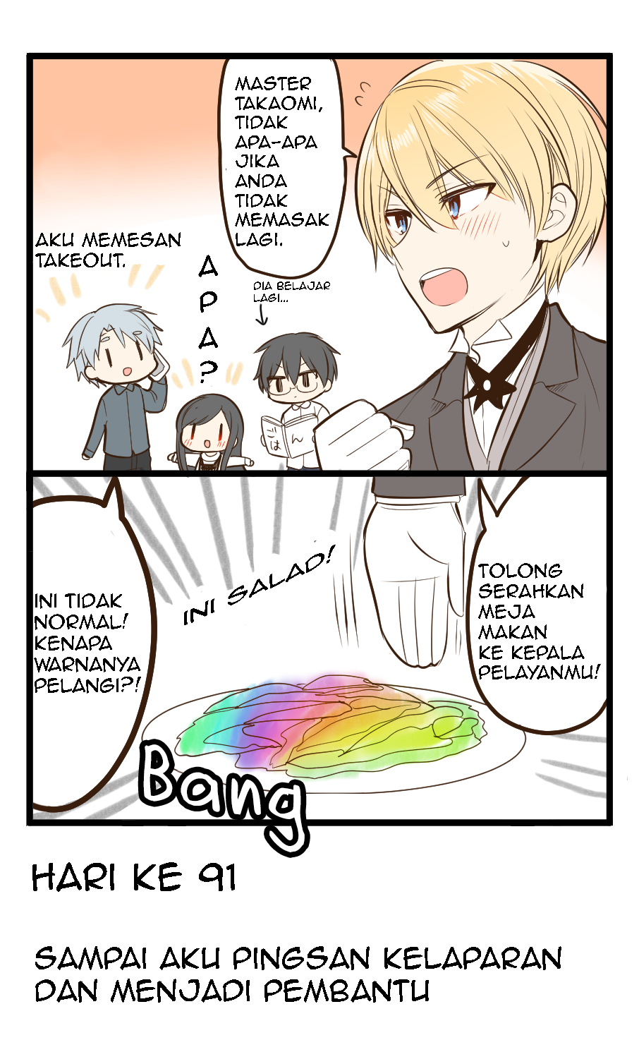 100 Days Until I Collapse from Hunger and Become a Maid Chapter 9 - halaman 1
