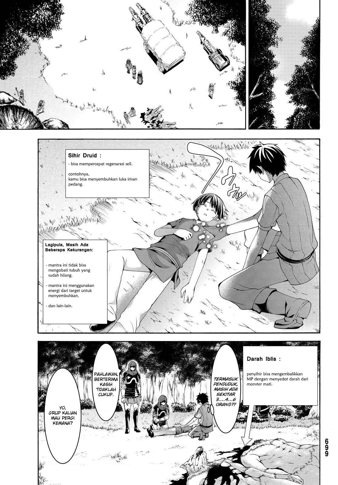 100-man no Inochi no Ue ni Ore wa Tatteiru Chapter 5 - halaman 34
