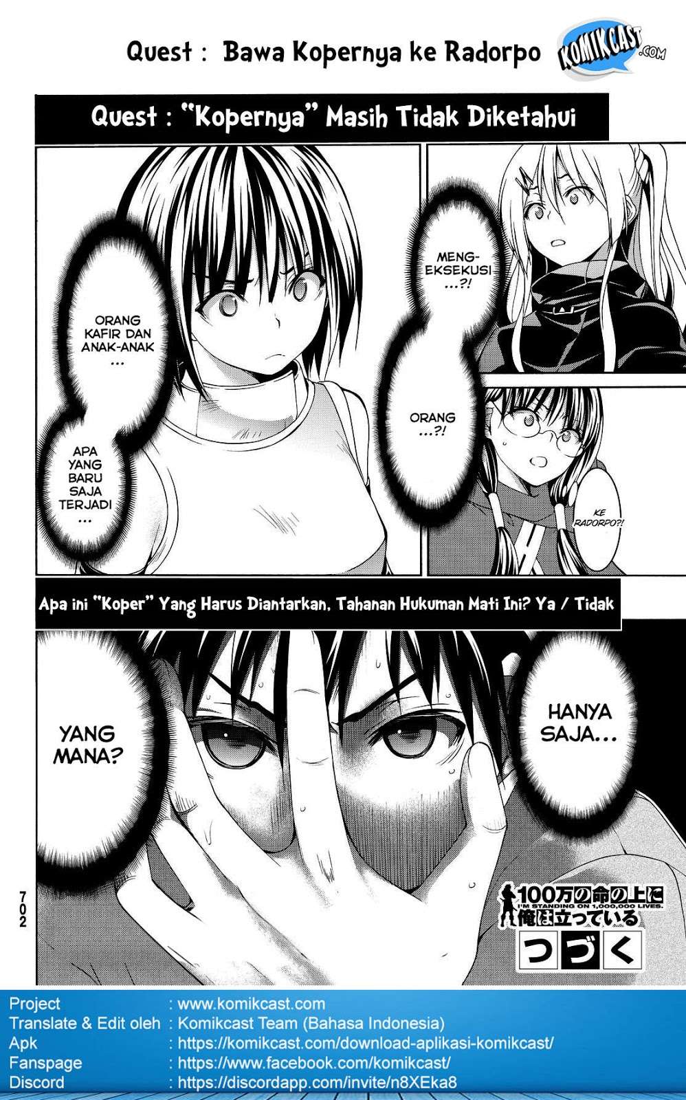 100-man no Inochi no Ue ni Ore wa Tatteiru Chapter 5 - halaman 37