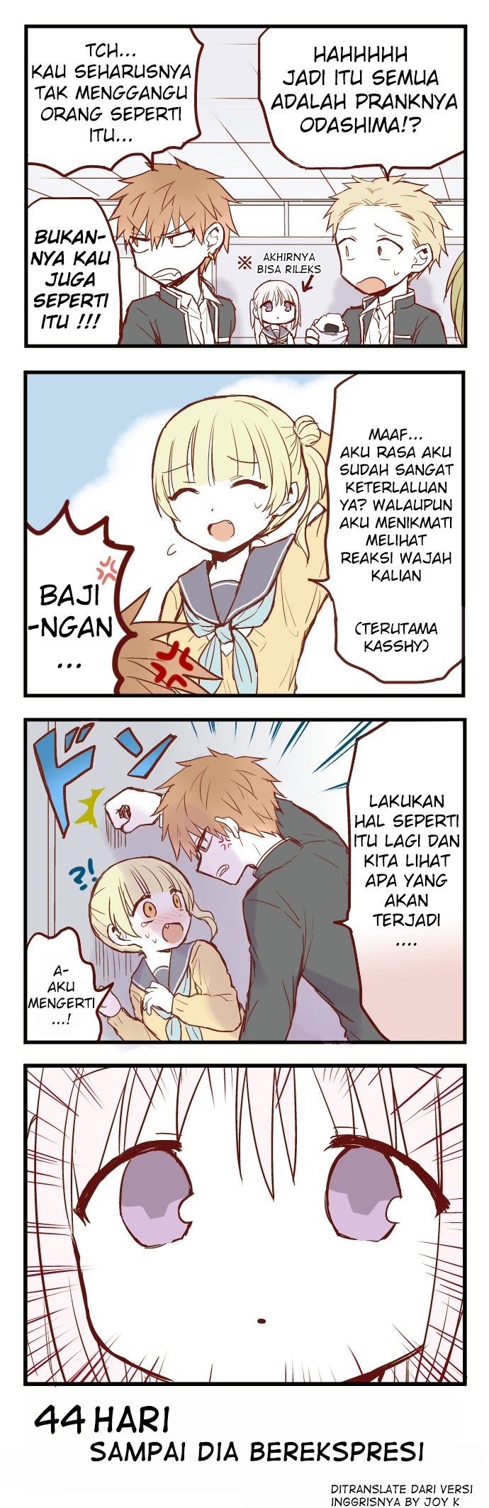 100-nichigo ni Kao ni Deru Kashiwada-san Chapter 56 - halaman 1