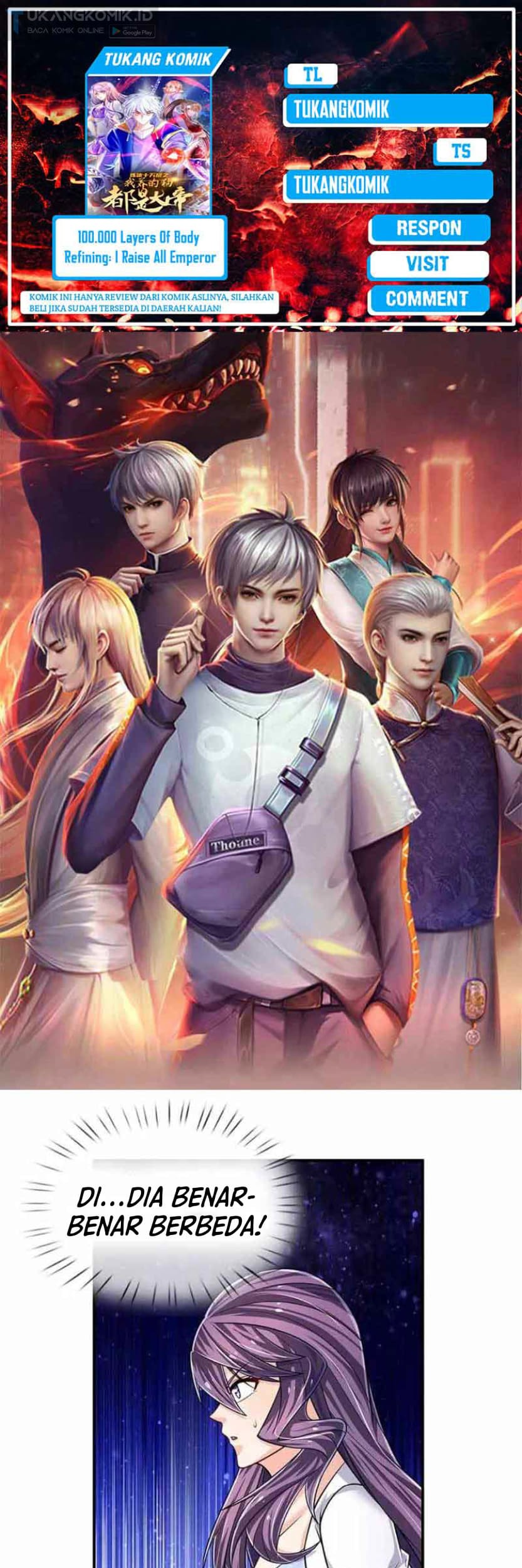 100.000 Layers Of Body Refining: I Raise All Emperor Chapter 280 - halaman 1