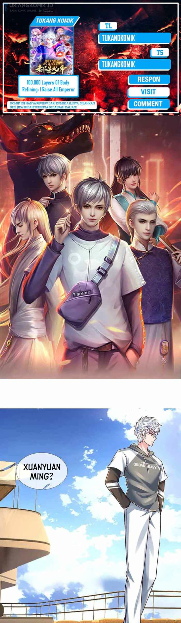 100.000 Layers Of Body Refining: I Raise All Emperor Chapter 283 - halaman 1