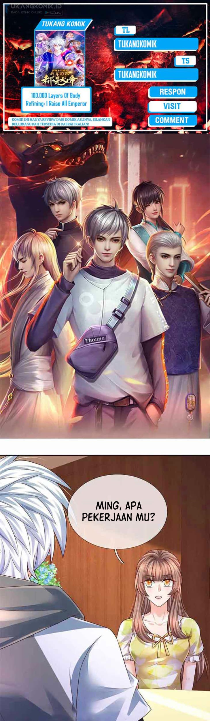 100.000 Layers Of Body Refining: I Raise All Emperor Chapter 284 - halaman 1