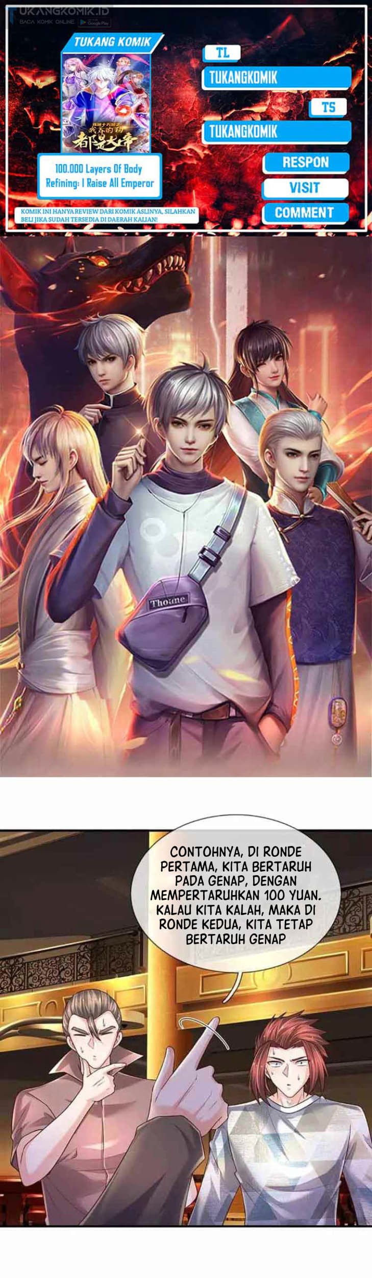 100.000 Layers Of Body Refining: I Raise All Emperor Chapter 286 - halaman 1