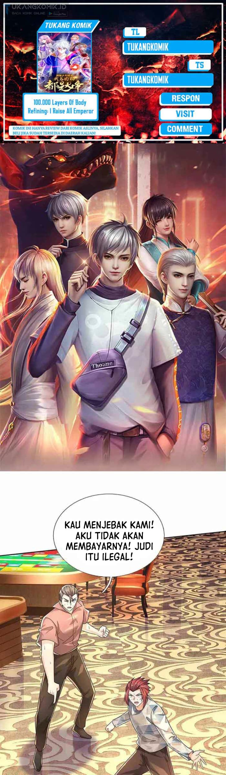 100.000 Layers Of Body Refining: I Raise All Emperor Chapter 289 - halaman 1