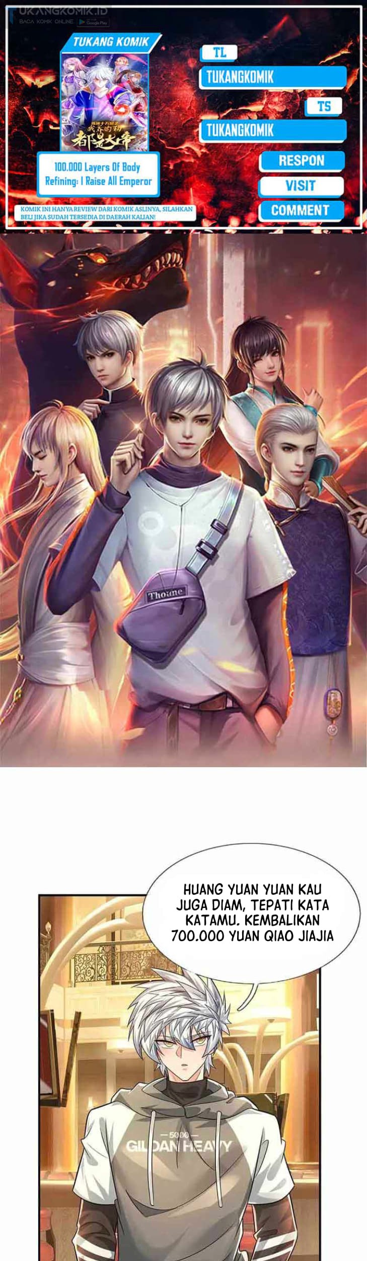 100.000 Layers Of Body Refining: I Raise All Emperor Chapter 290 - halaman 1