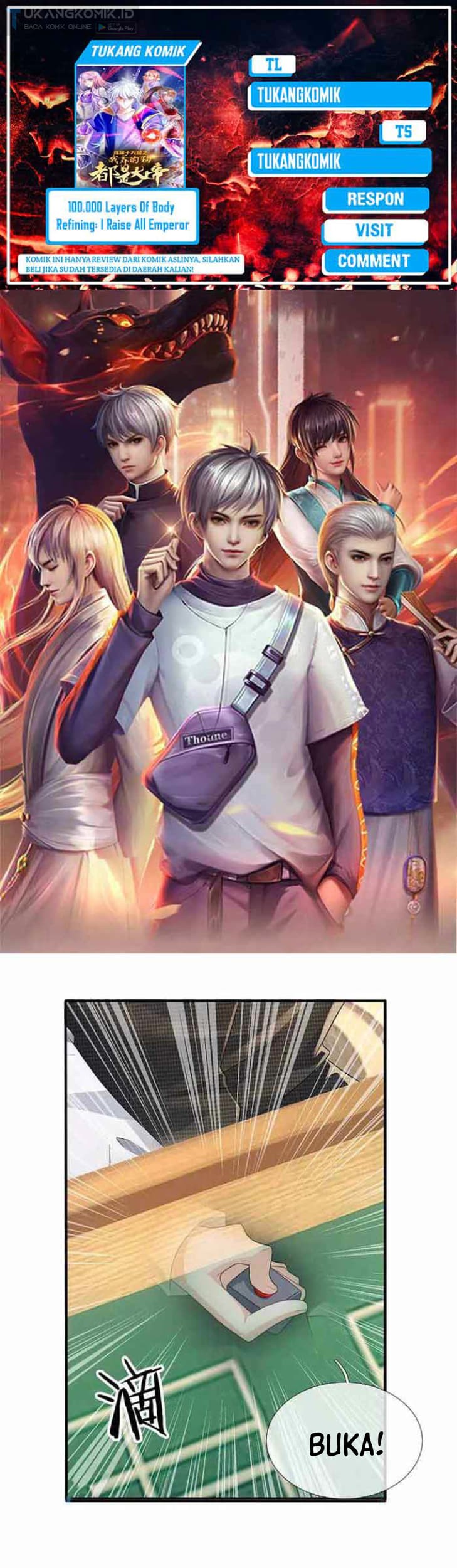 100.000 Layers Of Body Refining: I Raise All Emperor Chapter 291 - halaman 1