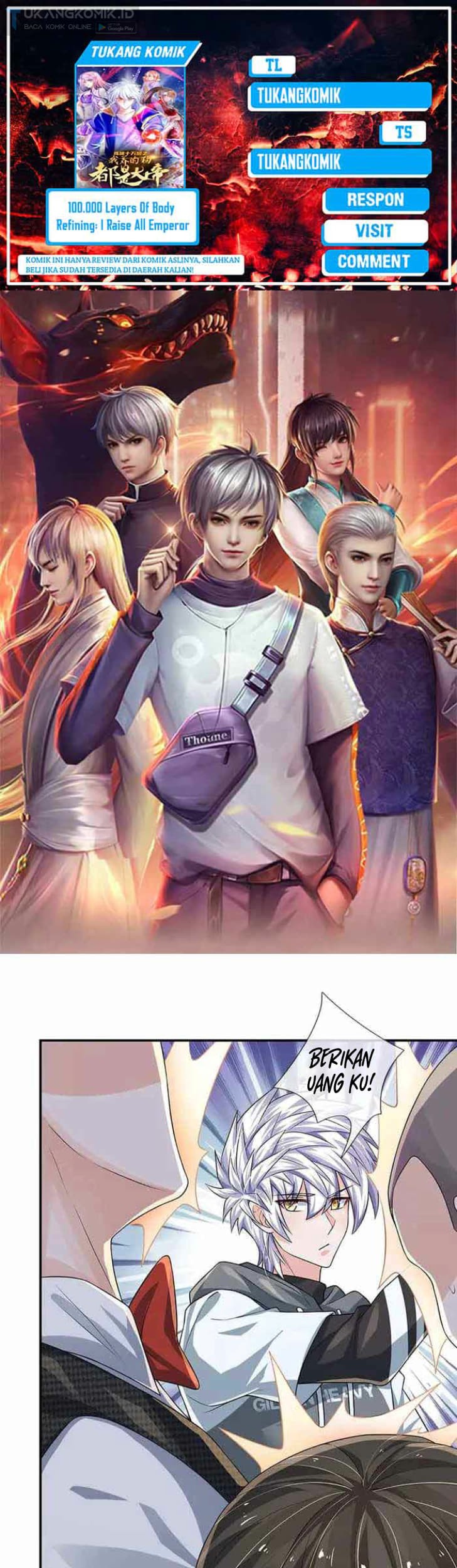 100.000 Layers Of Body Refining: I Raise All Emperor Chapter 292 - halaman 1