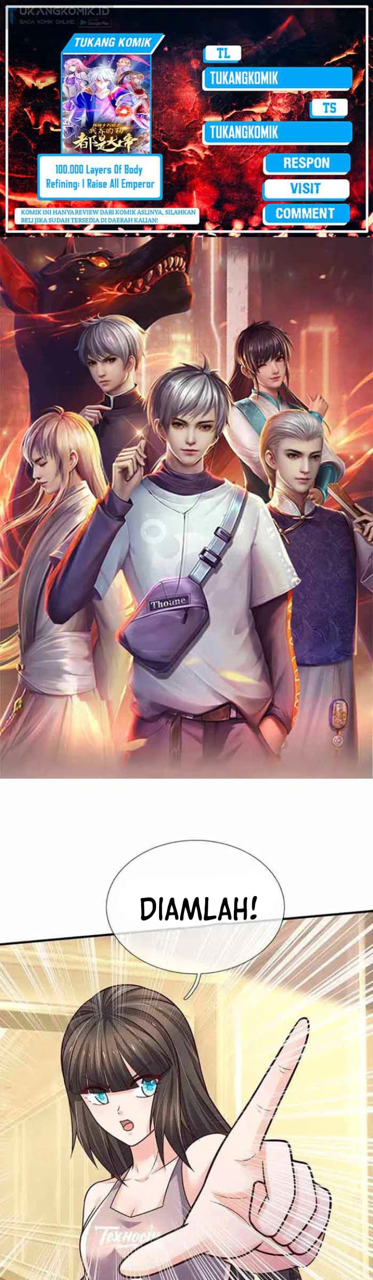 100.000 Layers Of Body Refining: I Raise All Emperor Chapter 294 - halaman 1