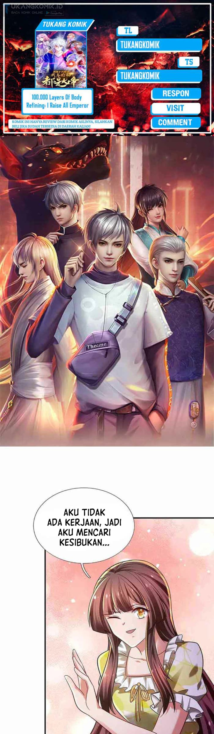 100.000 Layers Of Body Refining: I Raise All Emperor Chapter 298 - halaman 1