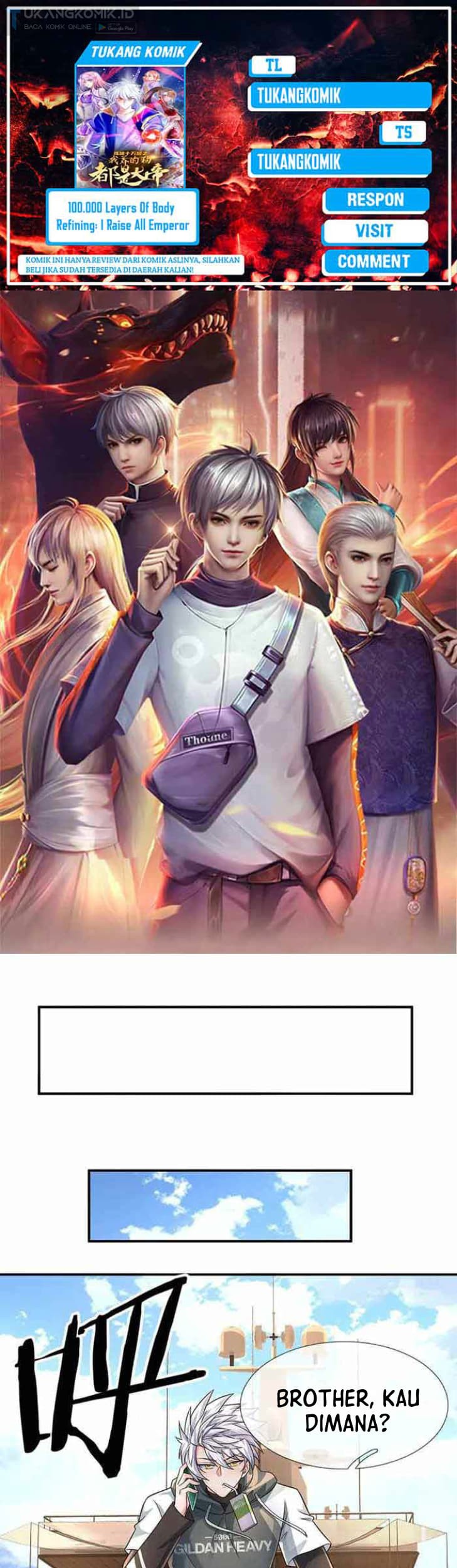 100.000 Layers Of Body Refining: I Raise All Emperor Chapter 300 - halaman 1