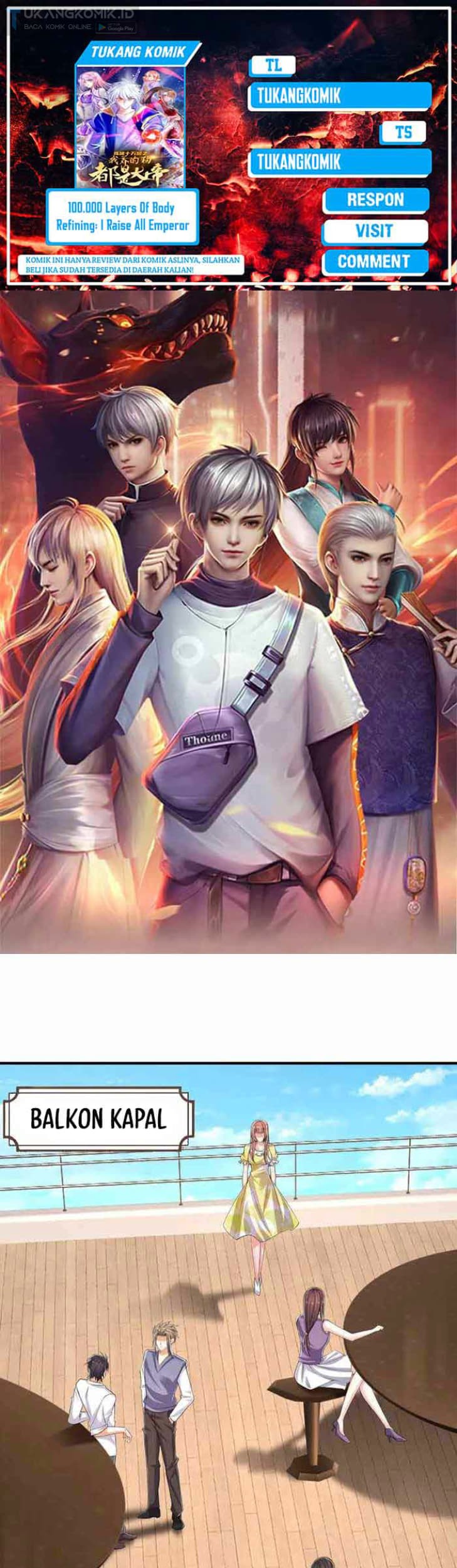 100.000 Layers Of Body Refining: I Raise All Emperor Chapter 301 - halaman 1