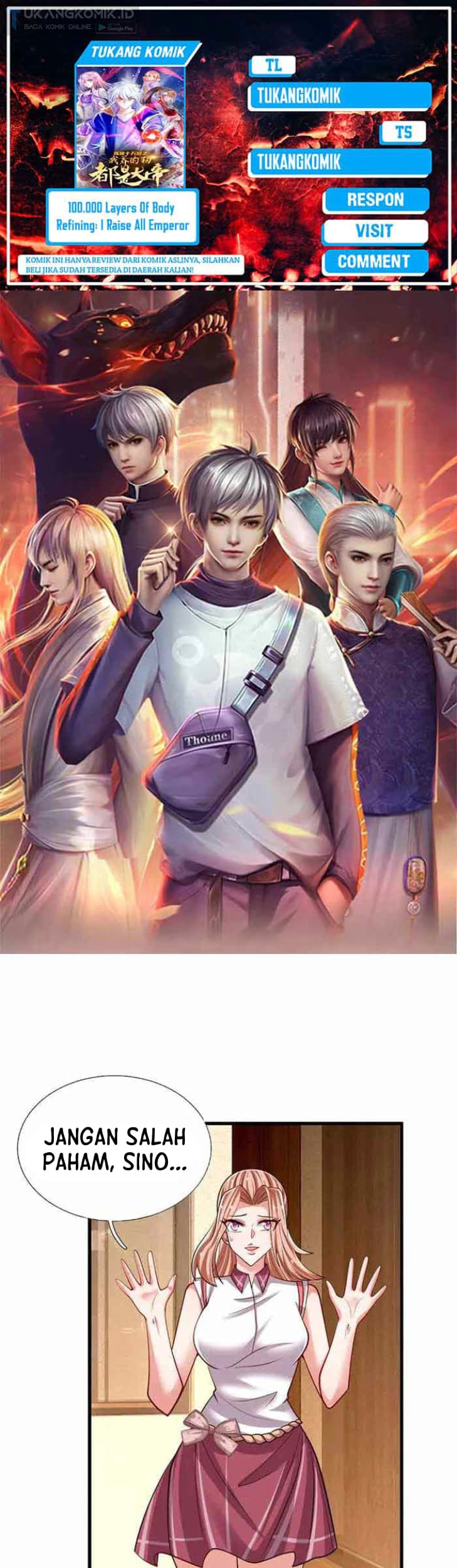 100.000 Layers Of Body Refining: I Raise All Emperor Chapter 302 - halaman 1