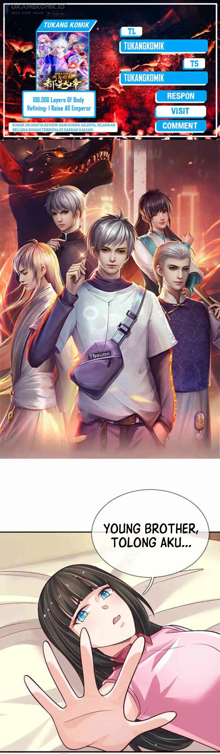 100.000 Layers Of Body Refining: I Raise All Emperor Chapter 303 - halaman 1