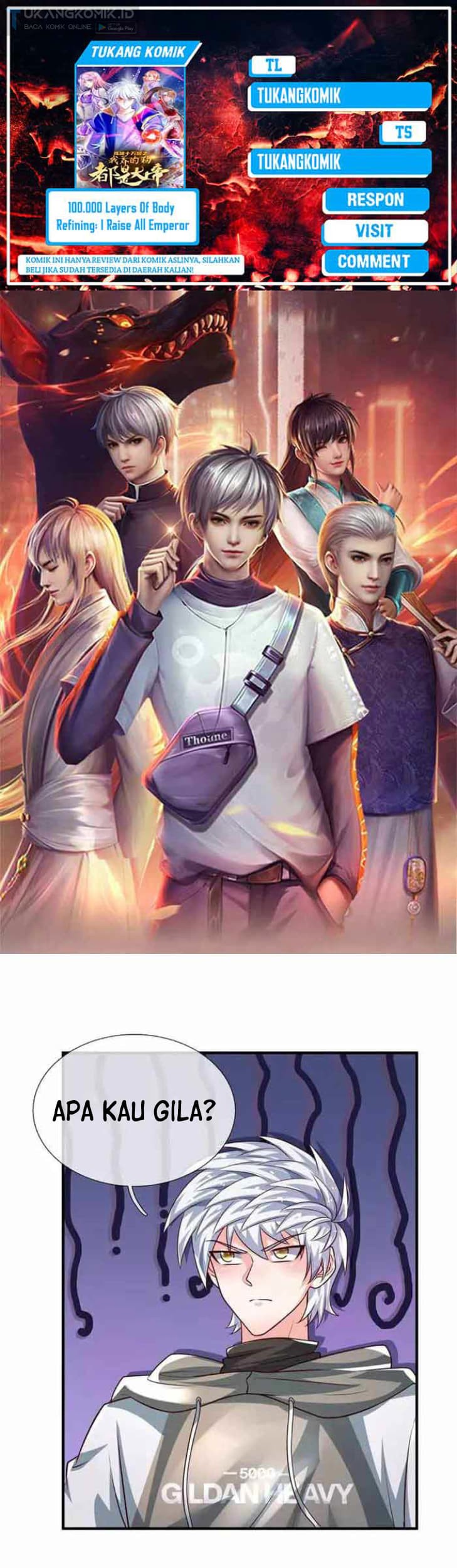 100.000 Layers Of Body Refining: I Raise All Emperor Chapter 305 - halaman 1