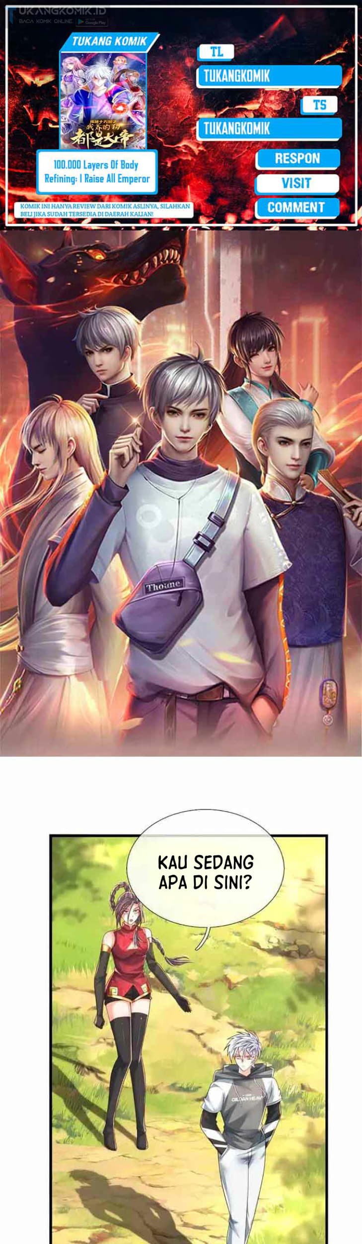100.000 Layers Of Body Refining: I Raise All Emperor Chapter 307 - halaman 1
