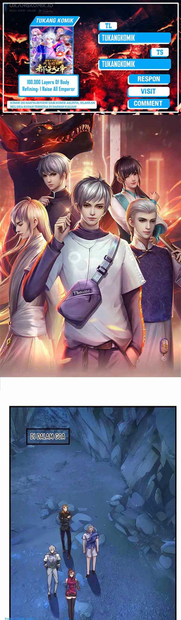 100.000 Layers Of Body Refining: I Raise All Emperor Chapter 310 - halaman 1