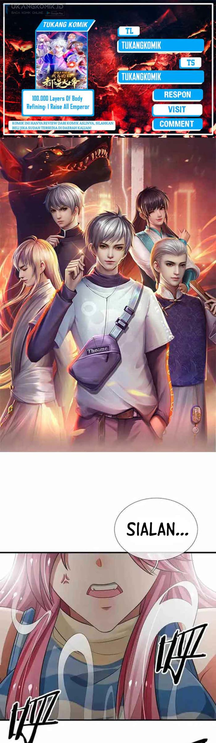 100.000 Layers Of Body Refining: I Raise All Emperor Chapter 315 - halaman 1
