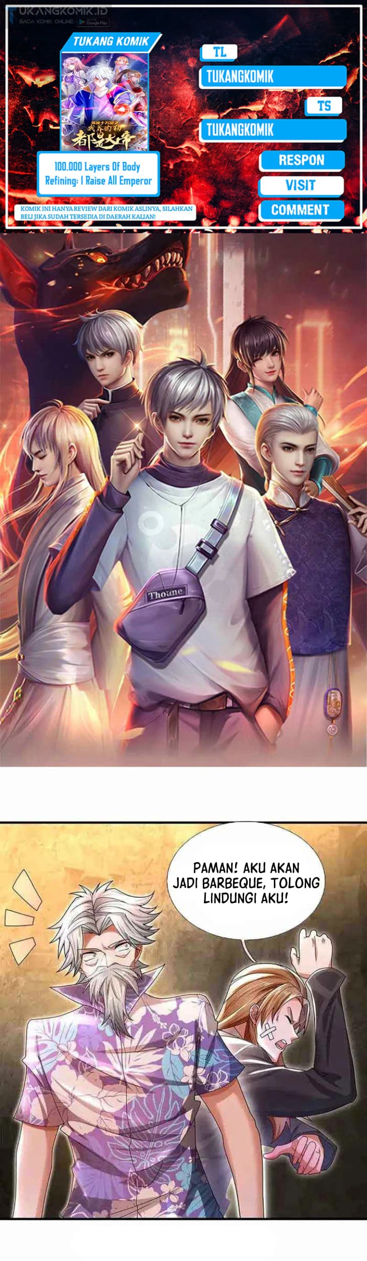 100.000 Layers Of Body Refining: I Raise All Emperor Chapter 316 - halaman 1