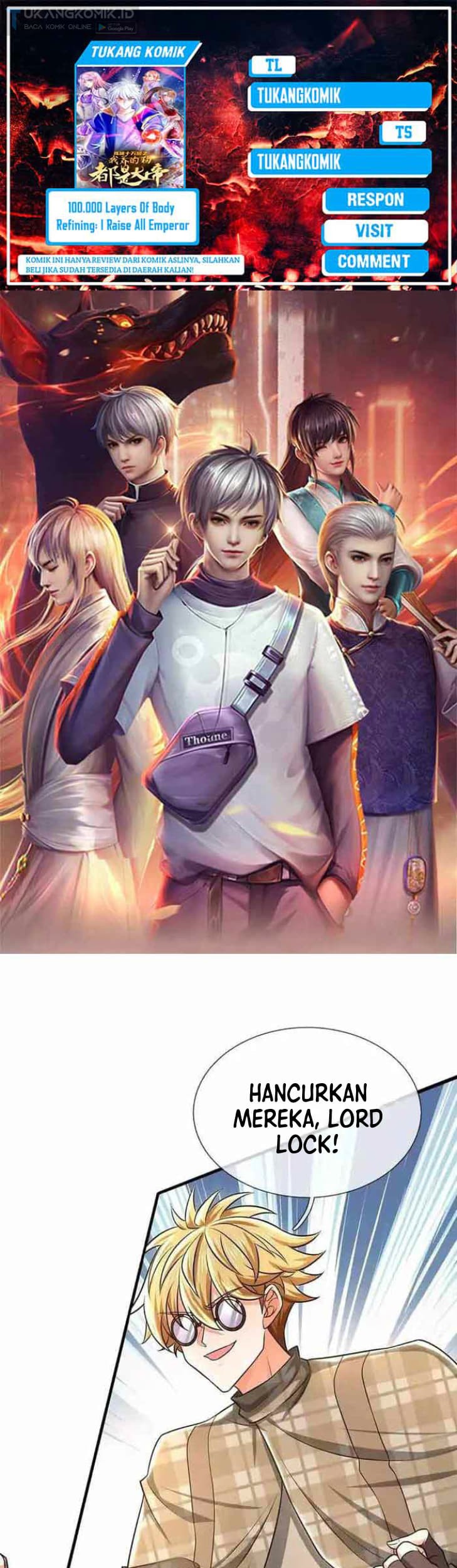 100.000 Layers Of Body Refining: I Raise All Emperor Chapter 319 - halaman 1