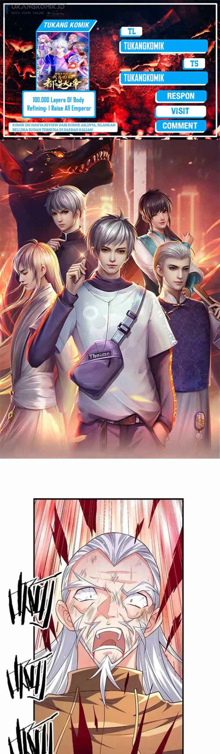 100.000 Layers Of Body Refining: I Raise All Emperor Chapter 320 - halaman 1