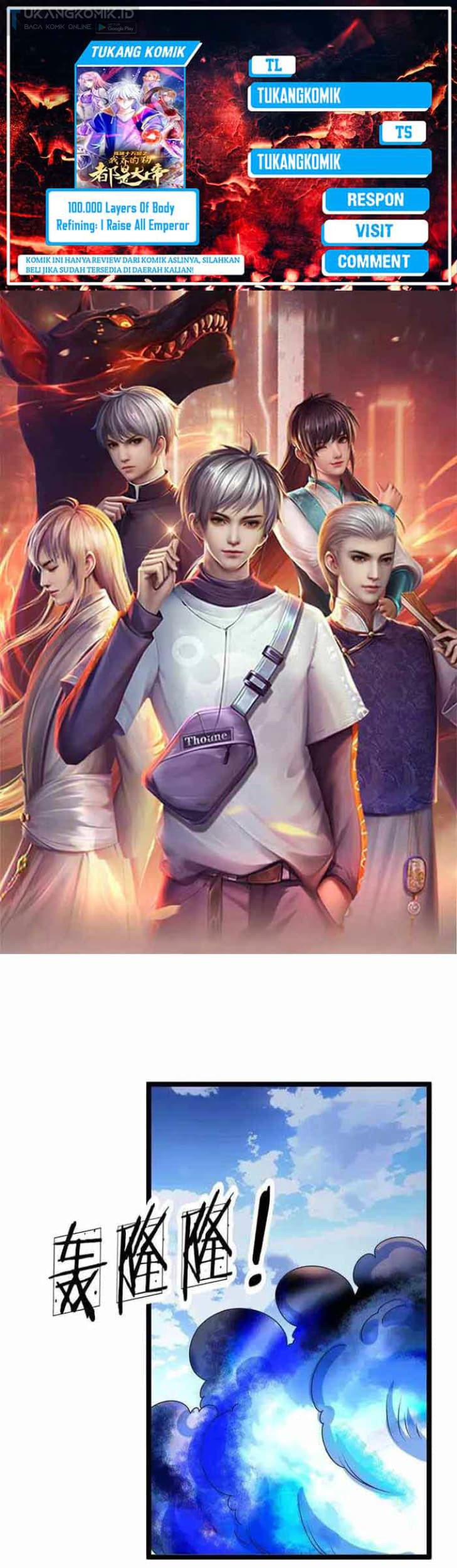 100.000 Layers Of Body Refining: I Raise All Emperor Chapter 325 - halaman 1