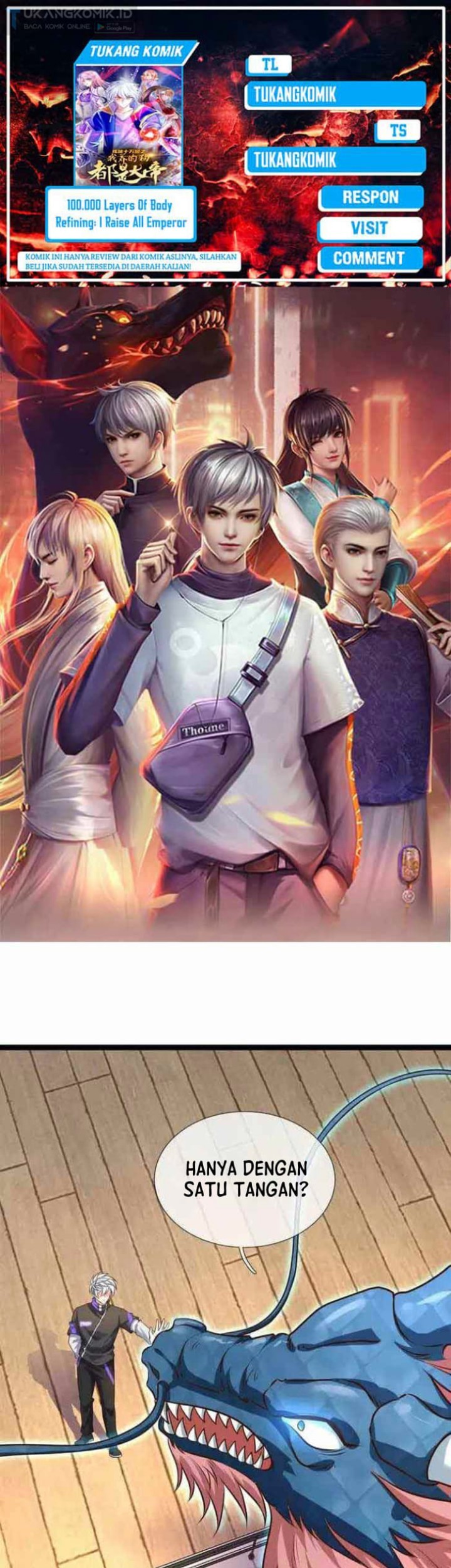 100.000 Layers Of Body Refining: I Raise All Emperor Chapter 326 - halaman 1