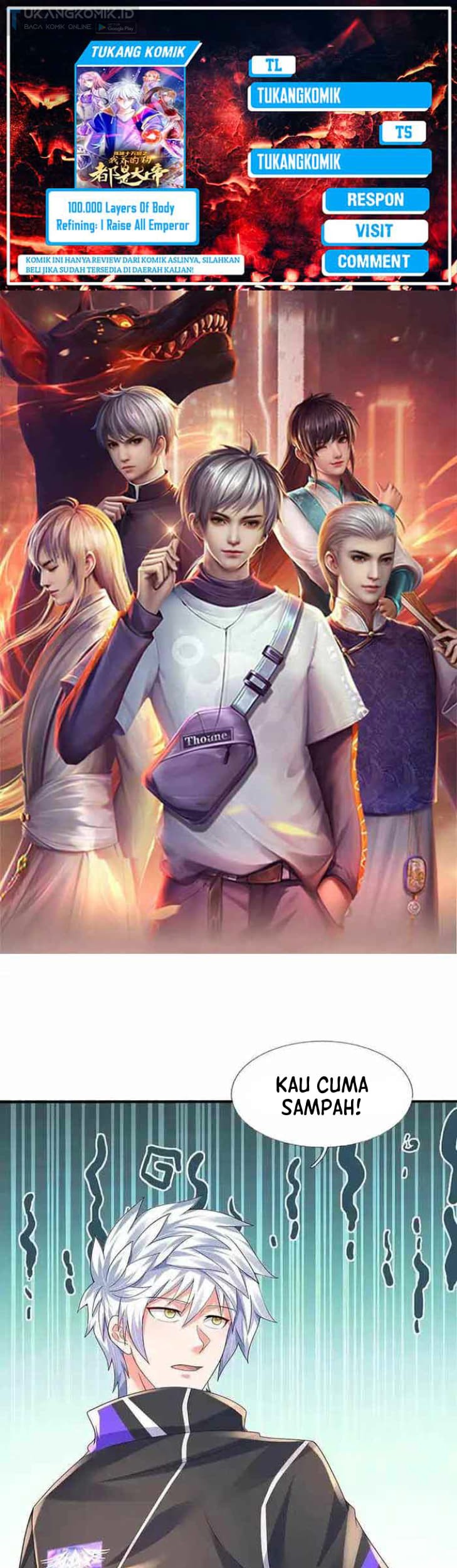 100.000 Layers Of Body Refining: I Raise All Emperor Chapter 329 - halaman 1
