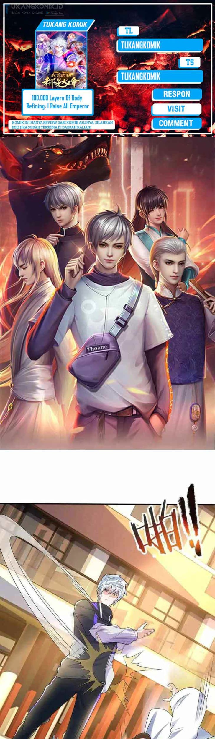 100.000 Layers Of Body Refining: I Raise All Emperor Chapter 330 - halaman 1